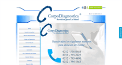 Desktop Screenshot of corpodiagnostica.com